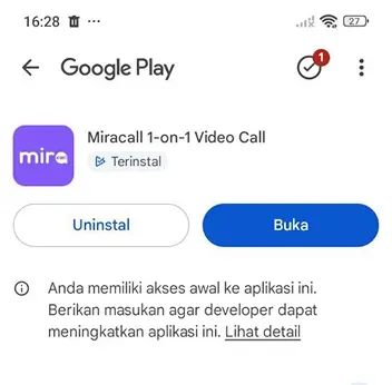 Buka aplikasi Miracall