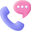 phone converstation icon